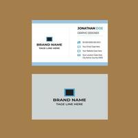 Business card template free vector. vector