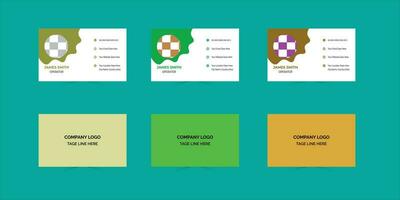 Creative Business Card Template. vector