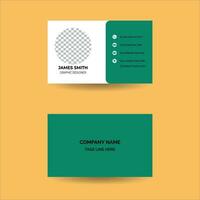 Creative Business Card Template. vector