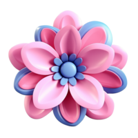 ai gerado flor ícone png isolado em transparente fundo