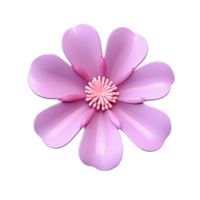 AI generated Flower icon png isolated on transparent background