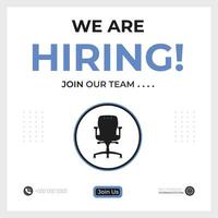 We are Hiring Join Our Team, Unlock Your Potential with Us, Career Opportunities Await, Be a Part of Our Success Story, Calling All Innovators, Join Our Growing Team Today vector