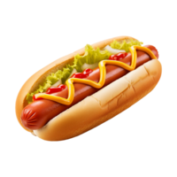 AI generated Fresh sausages isolated on transparent background png