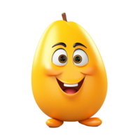 AI generated Mango png isolated on transparent background