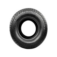 AI generated Tires stacked up isolated on transparent background png