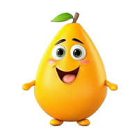 AI generated Mango png isolated on transparent background