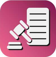 Rules Vector Glyph Gradient Background Icon For Personal And Commercial Use.