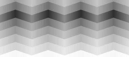 abstract monochrome with grey wave chevron background vector