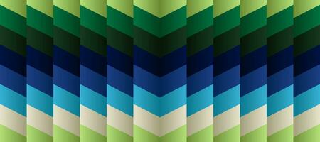 Colorful gradient geometric retro green triangle pattern background vector