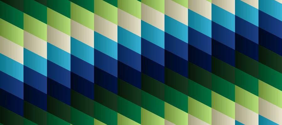 Colorful gradient geometry green triangle pattern background