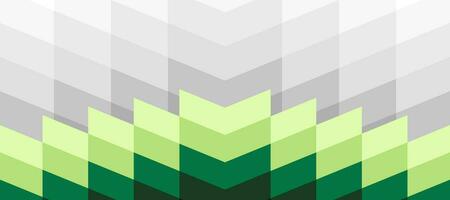 abstract background with green and grey chevron monochrome vector