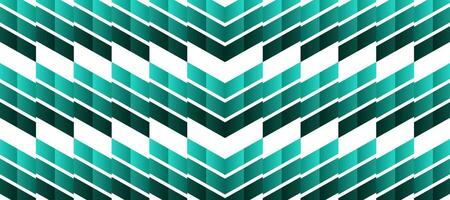abstract futuristic chevron green pattern background vector