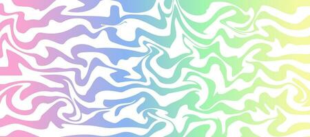 abstract linear wavy bright colorful gradient background vector