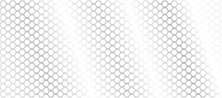 hexagonal black glossy metal grid background vector