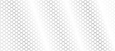 hexagonal black glossy metal grid background vector