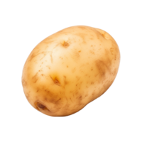 ai genererad potatis isolerat på transparent bakgrund png