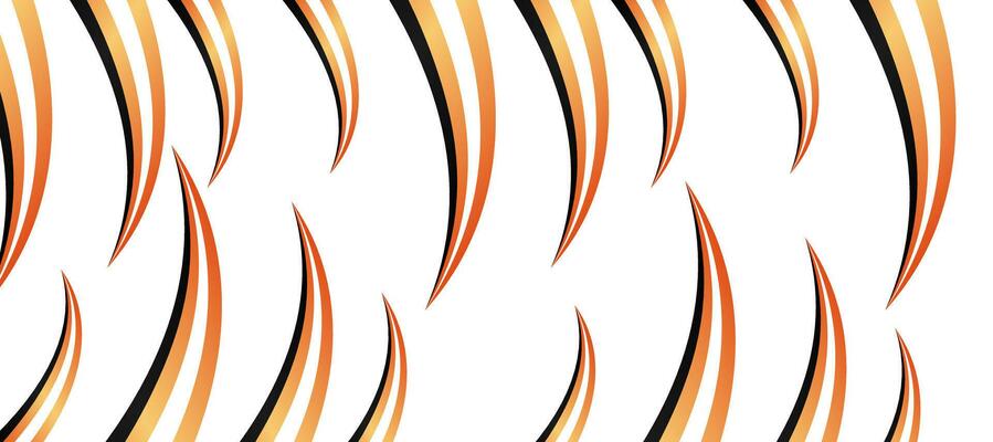 abstract sharp claw orange gradient curve sports car livery template