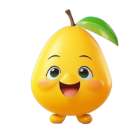 AI generated Mango png isolated on transparent background