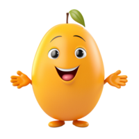 AI generated Mango png isolated on transparent background