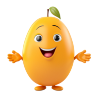 ai generado mango png aislado en transparente antecedentes