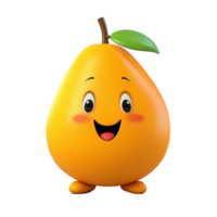 AI generated Mango png isolated on transparent background