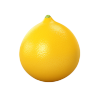 AI generated Lemon png isolated on transparent background
