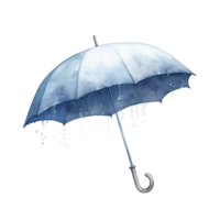 AI generated Umbrella For Christmas Event. Watercolor Style. AI Generated png