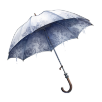 ai généré parapluie pour Noël événement. aquarelle style. ai généré png