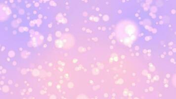 skimrande animerad rosa bakgrund. festlig romantisk bokeh bakgrund. video