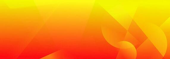 Abstract modern background gradient color. Orange and yellow gradient with random shapes dynamic. Bright background vector