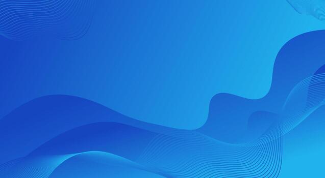 Modern blue wavy abstract background. Creative background design. Good for banner, landing page, presentation, event vector