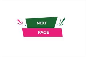 new website, click button,next page , level, sign, speech, bubble  banner, vector