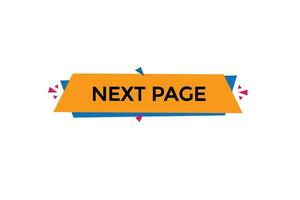 new website, click button,next page , level, sign, speech, bubble  banner, vector