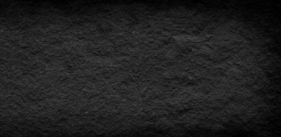 Dark grey black slate stone background or texture photo