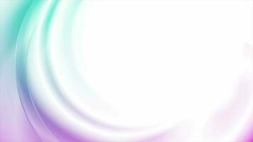 Abstract bright blue purple blurred waves video animation