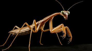 ai generado foto de caminando palo insecto aislado en blanco antecedentes. generativo ai