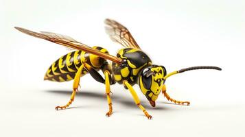 AI generated Photo of Yellow Jacket isolated on white background. Generative AI