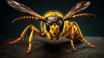 AI generated Photo of Yellow Jacket isolated on white background. Generative AI