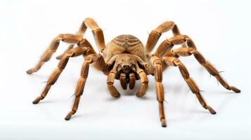 AI generated Photo of Tarantula isolated on white background. Generative AI