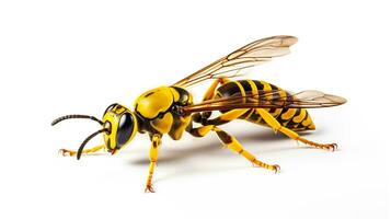 AI generated Photo of Sawfly isolated on white background. Generative AI