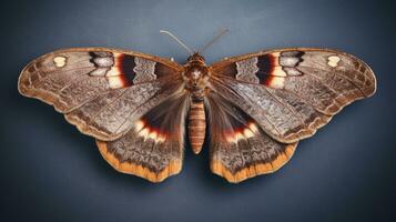 AI generated Photo of Jumping Bean Moth isolated on white background. Generative AI