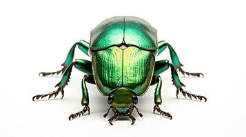 AI generated Photo of June Bug isolated on white background. Generative AI