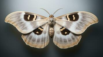 AI generated Photo of Jumping Bean Moth isolated on white background. Generative AI