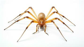 AI generated Photo of Harvestman Spider isolated on white background. Generative AI