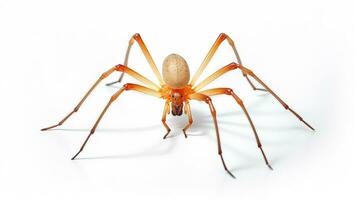 AI generated Photo of Harvestman Spider isolated on white background. Generative AI