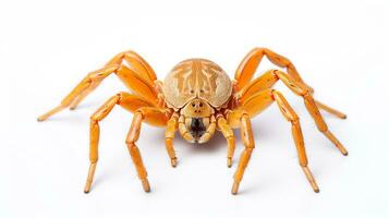 AI generated Photo of Crab Spider isolated on white background. Generative AI