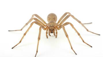 AI generated Photo of Brown Recluse Spider isolated on white background. Generative AI