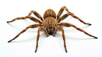 AI generated Photo of Bird Spider isolated on white background. Generative AI