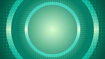Green abstract background with halftone ornament. vector