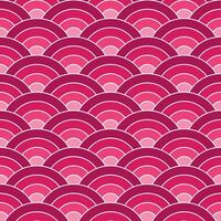 Pink shade of Japanese wave pattern background. Japanese seamless pattern vector. Waves background illustration. for clothing, wrapping paper, backdrop, background, gift card. vector